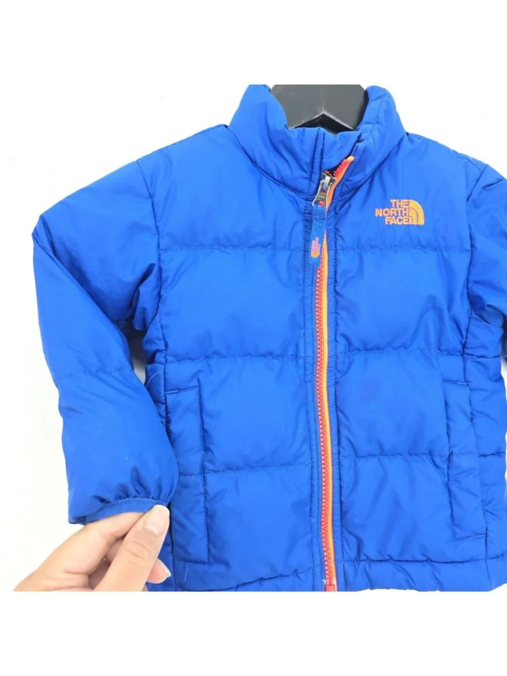 The North Face Royal Blue 550 Puffer Coat Winter Jacket Todder Size 2T